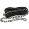 Perris Leather Lead with 30 in Chrome Chain